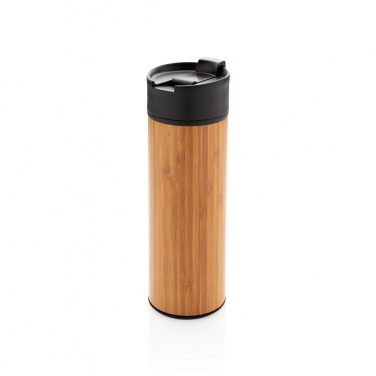 Logo trade promotional products picture of: Bogota vacuum bamboo coffee mug