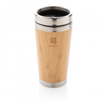 Logo trade advertising product photo of: Bamboo tumbler