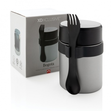 Logotrade promotional products photo of: Bogota food flask with ceramic coating
