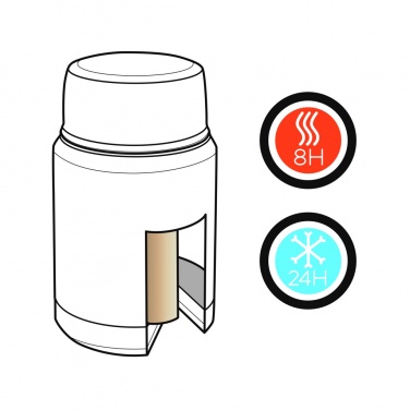 Logotrade corporate gift image of: Swiss Peak Elite copper vacuum food container