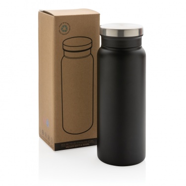 Logo trade corporate gifts picture of: RCS Recycled stainless steel vacuum bottle 600ML