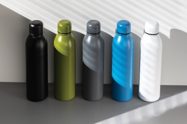 Logo trade corporate gifts image of: RCS Recycled stainless steel vacuum bottle 500ML
