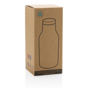 Logo trade promotional gift photo of: RCS Recycled stainless steel compact bottle