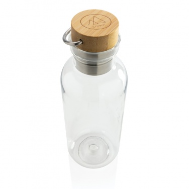 Logotrade corporate gift image of: RCS RPET bottle with bamboo lid and handle
