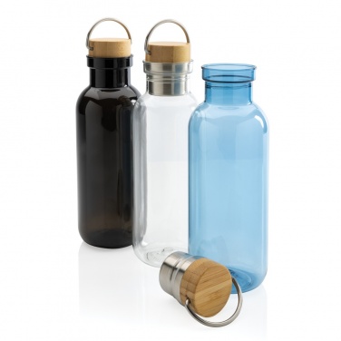 Logotrade promotional product picture of: RCS RPET bottle with bamboo lid and handle