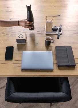 Logo trade promotional merchandise picture of: RCS Recycled stainless steel solid vacuum bottle