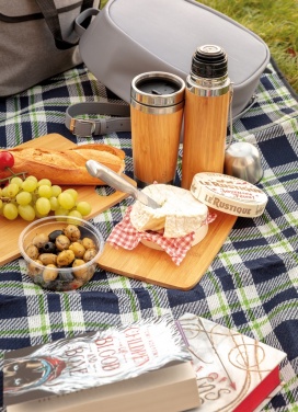 Logo trade promotional products picture of: Bamboo vacuum travel flask