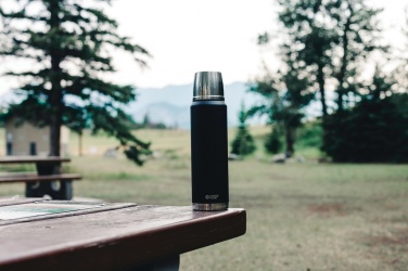 Logo trade corporate gifts image of: Swiss Peak Elite 1L copper vacuum flask