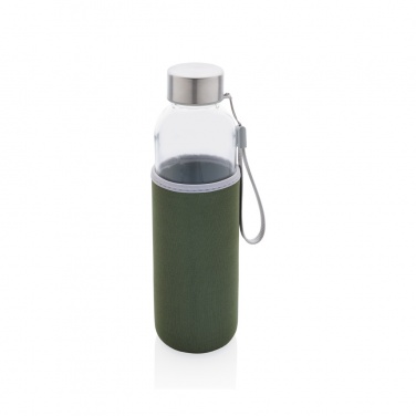 Logo trade advertising products picture of: Glass bottle with neoprene sleeve