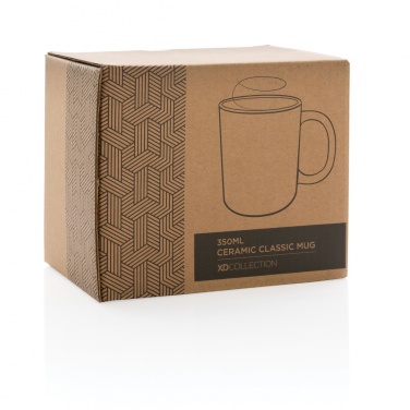 Logo trade corporate gift photo of: Ceramic classic mug 350ml