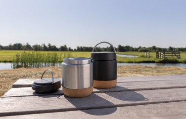 Logo trade promotional giveaway photo of: Savory RCS certified recycled stainless steel foodflask