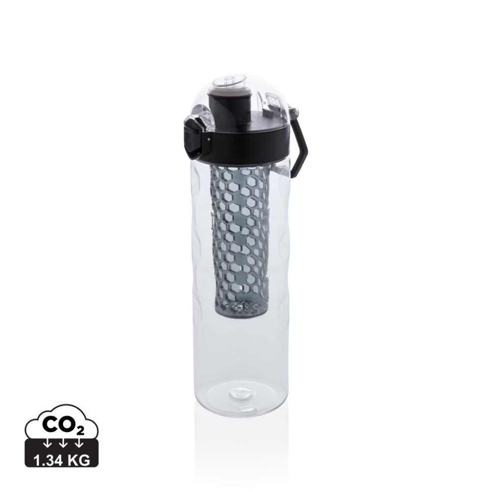 Logo trade promotional merchandise image of: Honeycomb lockable leak proof infuser bottle