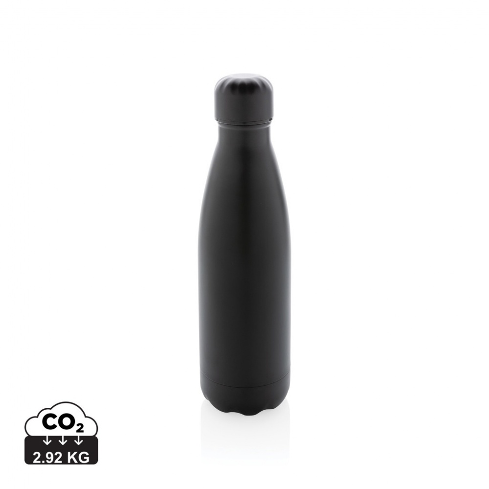 Logo trade promotional item photo of: Solid colour vacuum stainless steel bottle 500 ml