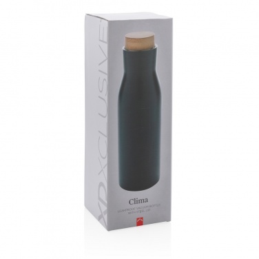 Logo trade promotional gifts image of: Clima leakproof vacuum bottle with steel lid