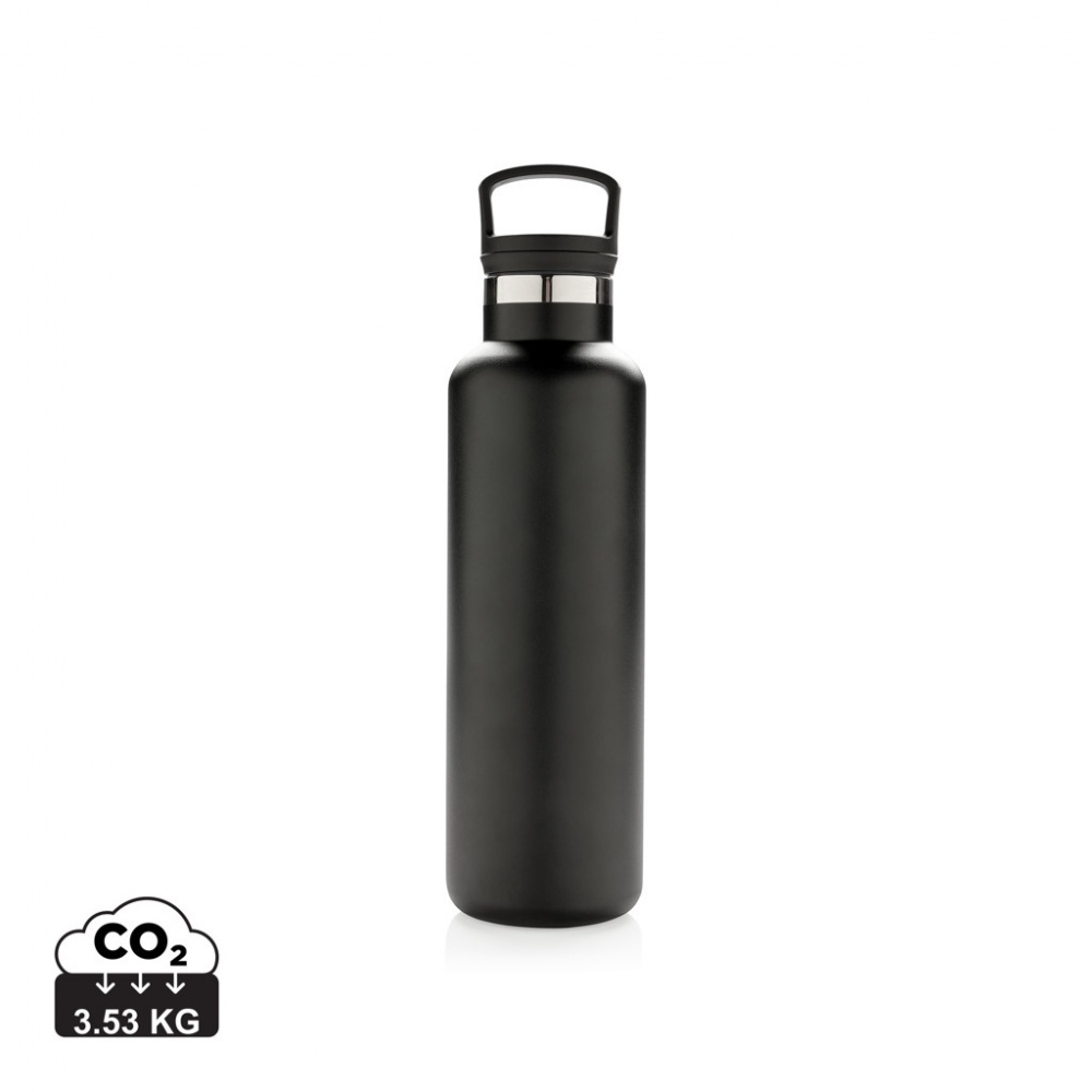 Logo trade promotional products image of: Vacuum insulated leak proof standard mouth bottle