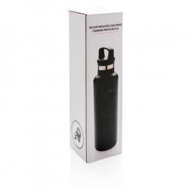 Logotrade promotional giveaway image of: Vacuum insulated leak proof standard mouth bottle