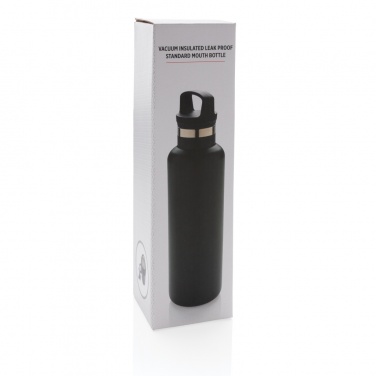Logotrade promotional gift picture of: Vacuum insulated leak proof standard mouth bottle