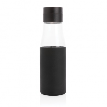 Logotrade promotional merchandise picture of: Ukiyo glass hydration tracking bottle with sleeve