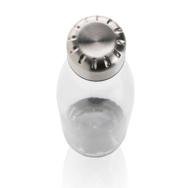 Logo trade advertising products image of: Leakproof water bottle with stainless steel lid