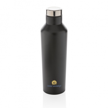 Logo trade promotional merchandise picture of: Modern vacuum stainless steel water bottle