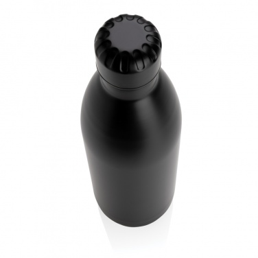 Logo trade promotional gifts picture of: Solid colour vacuum stainless steel bottle 1L