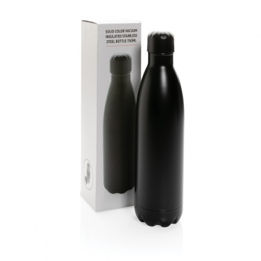 Logotrade promotional product image of: Solid colour vacuum stainless steel bottle 750ml