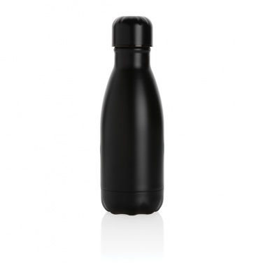 Logo trade promotional merchandise image of: Solid colour vacuum stainless steel bottle 260ml
