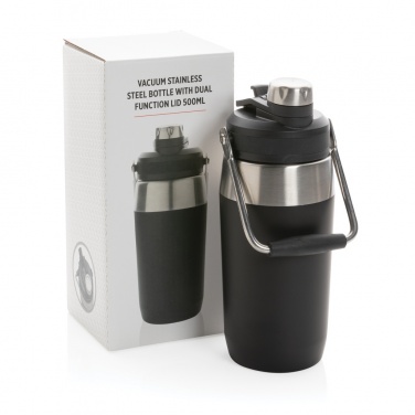 Logotrade promotional giveaways photo of: Vacuum stainless steel dual function lid bottle 500ml