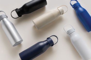 Logotrade promotional merchandise image of: Pluto RCS Certified recycled aluminium bottle 680ml