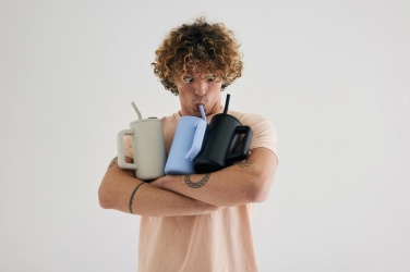 Logotrade promotional gifts photo of: Cube RCS certified recycled steel mug 800ml