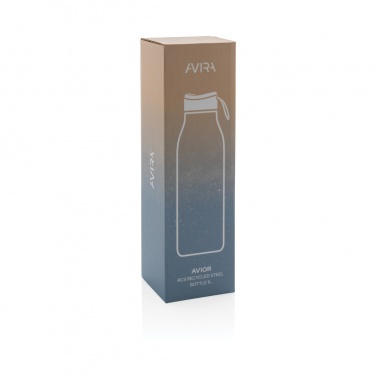 Logotrade corporate gift picture of: Avira Avior RCS Re-steel bottle 1L