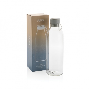 Logo trade promotional gifts picture of: Avira Atik RCS Recycled PET bottle 1L