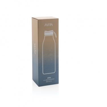 Logo trade corporate gifts image of: Avira Atik RCS Recycled PET bottle 1L