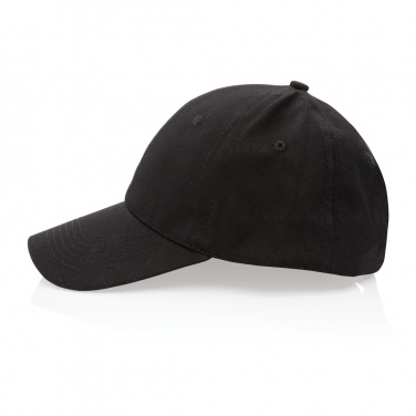 Logo trade promotional merchandise picture of: Impact 6 panel 190gr Recycled cotton cap with AWARE™ tracer