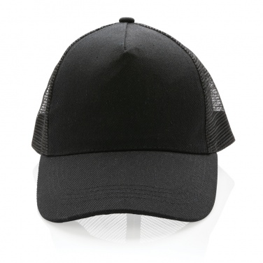 Logotrade promotional gift picture of: Impact AWARE™ Brushed rcotton 5 panel trucker cap 190gr