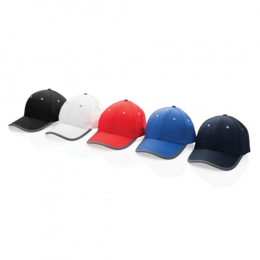 Logotrade promotional merchandise picture of: Impact AWARE™ Brushed rcotton 6 panel contrast cap 280gr