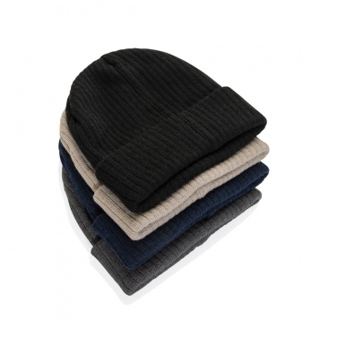 Logo trade promotional merchandise picture of: Pryor AWARE™ Polylana® beanie with cuff