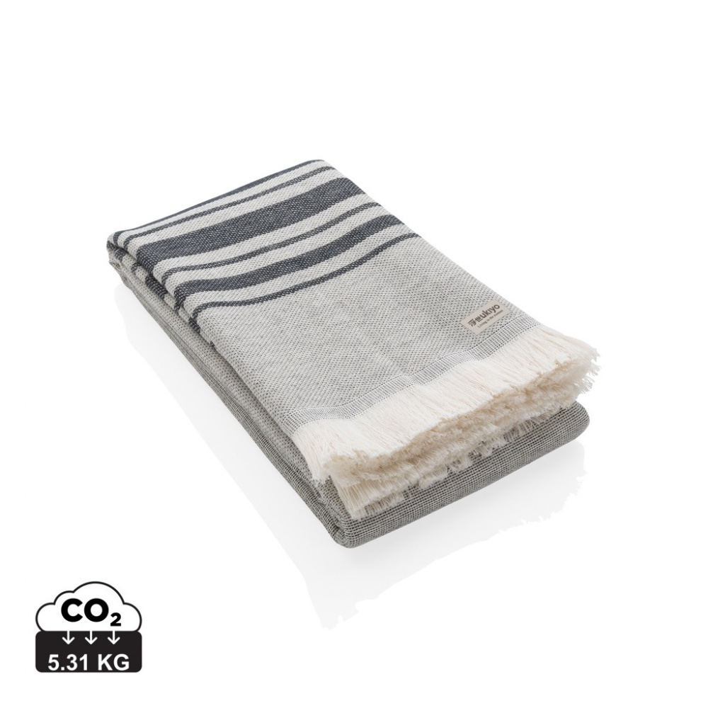Logo trade promotional products image of: Ukiyo Yumiko AWARE™ Hammam Towel 100 x 180cm