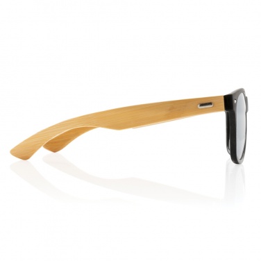 Logo trade advertising products image of: Bamboo and RCS recycled plastic sunglasses