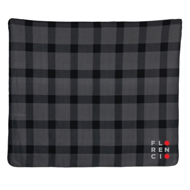 Logotrade advertising products photo of: Soft plaid fleece blanket