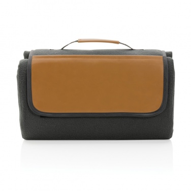 Logo trade promotional product photo of: Impact AWARE™ RPET picnic blanket with PU cover