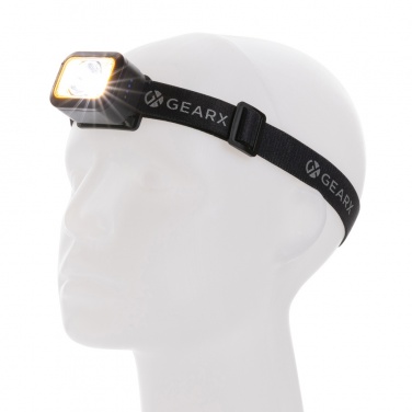 Logo trade corporate gifts picture of: Gear X RCS rPlastic heavy duty head torch