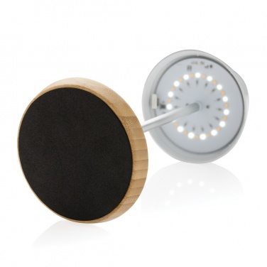 Logotrade promotional giveaway image of: Pure Glow RCS usb-rechargeable recycled plastic table lamp