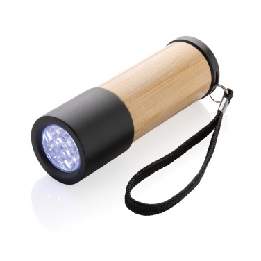 Logo trade corporate gifts image of: Bamboo and RCS certfied recycled plastic torch