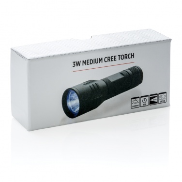 Logo trade promotional gifts image of: 3W medium CREE torch