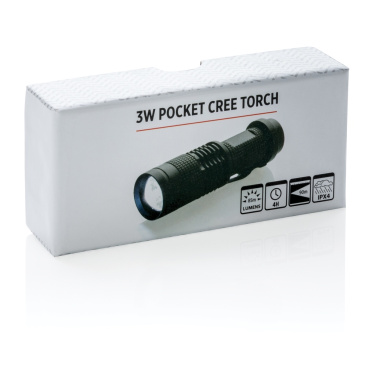 Logotrade promotional giveaway picture of: 3W pocket CREE torch