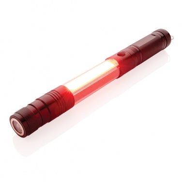 Logo trade promotional merchandise image of: Large telescopic light with COB