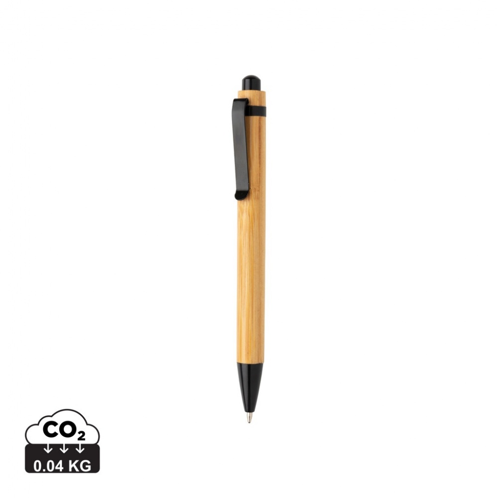 Logo trade promotional merchandise image of: Bamboo pen