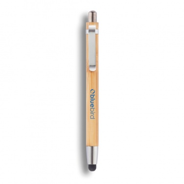 Logo trade promotional giveaways picture of: Bamboo stylus pen