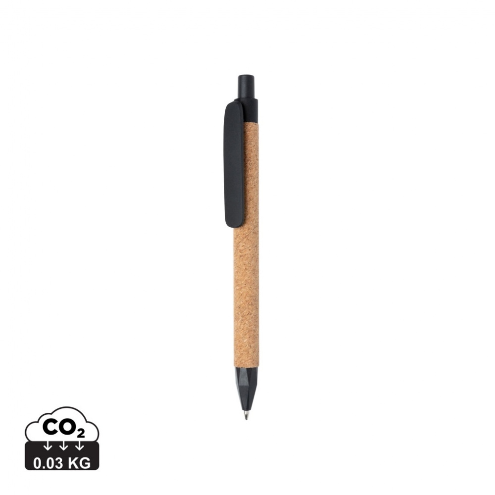 Logotrade advertising products photo of: Write wheatstraw and cork pen